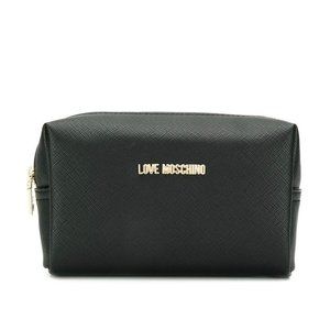 NEW Love Moschino Zip Closure Cosmetic Bag